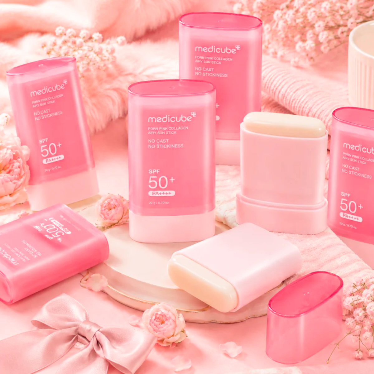 Medicube PDRN Pink Collagen Airy Sun Stick