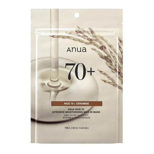 Anua Rice 70+Ceramide Face Mask (7 Sheets)