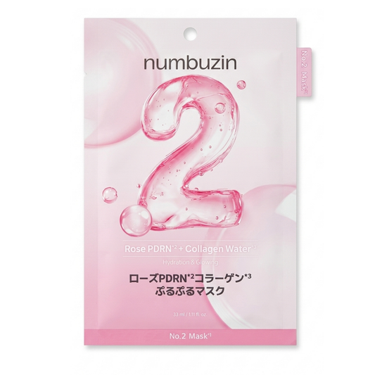 Numbuzin No.2 Rose PDRN + Collagen Water Mask