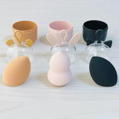 Makeup Sponge with Animal Case 🐱Cat