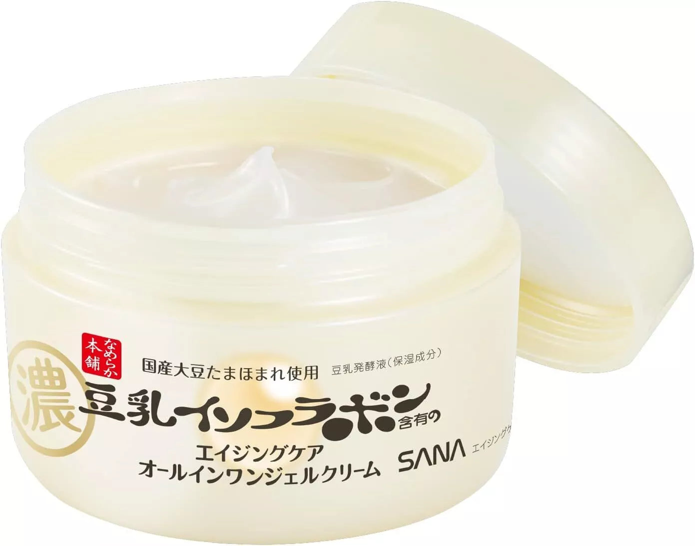 SANA Nameraka Honpo Soymilk Isoflavone Anti-aging All-in-one Gel -100g