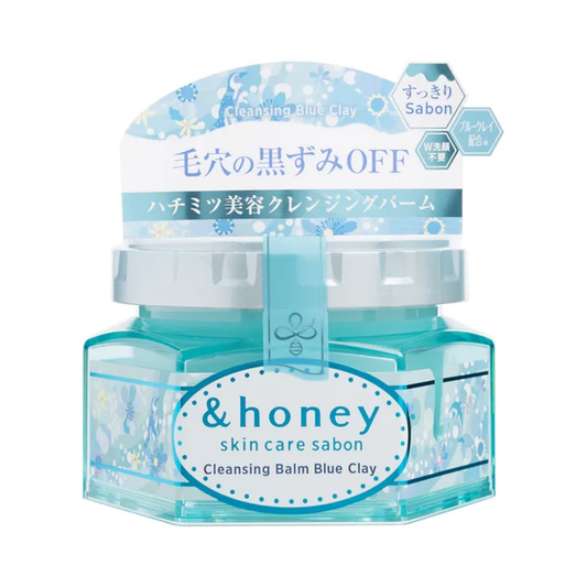 &amp;honey クレンジングバーム ブルークレイ 90G 日本製 エメラルドブルーハニーの香り 2023Ver
