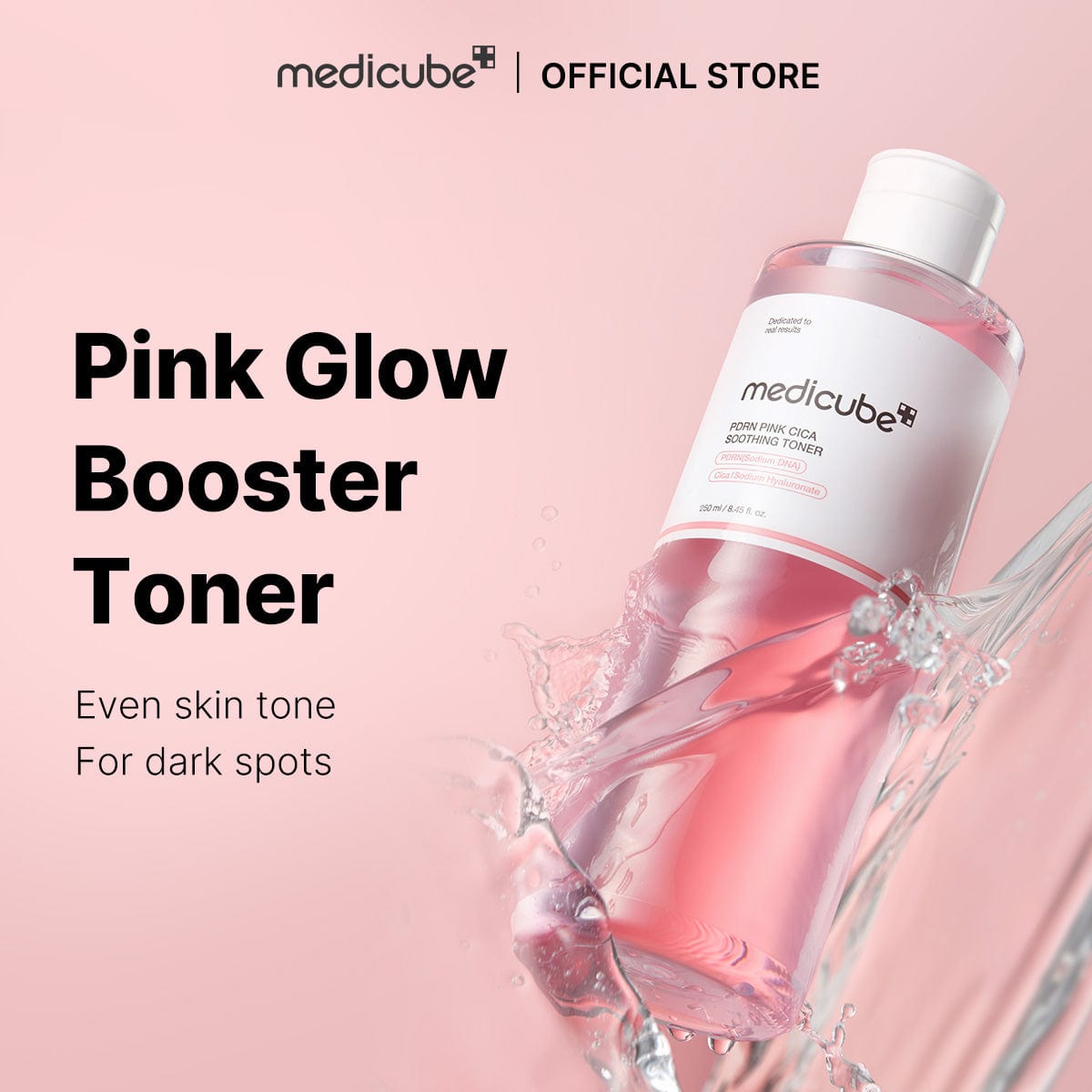 Medicube - PDRN Pink Cica Soothing Toner -250ml-